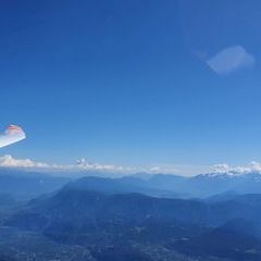 Flugwegposition um 14:29:00: Aufgenommen in der Nähe von 39012 Meran, Südtirol, Italien in 3027 Meter